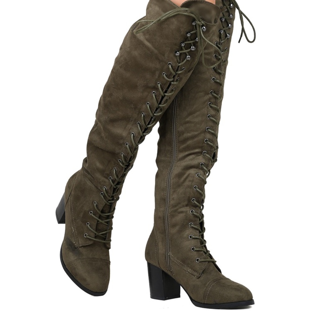 Knee high boots